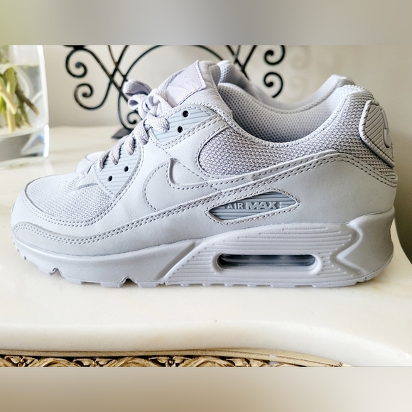 Nike Air Max 90 Sneakers Unisex Wolf Gray M 6.5/ W 8 NEW - Picture 6 of 16